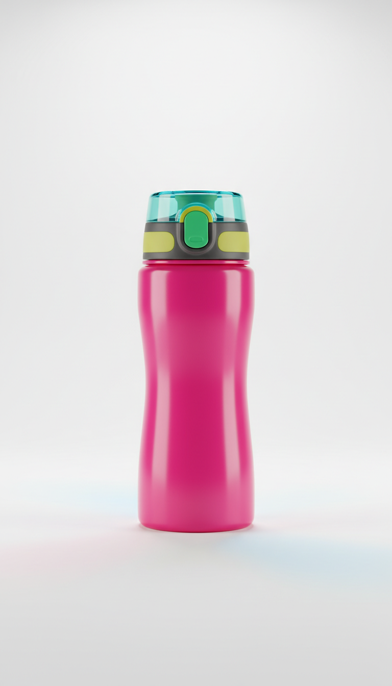 Trinkflasche in Electric Pink